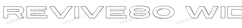 Revive80 wide字体转换